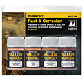 Vallejo Pigment Set Rust & Corrosion - 4 kleuren - 35ml - 73194