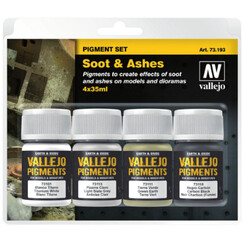 Pigment Set Soot & Ashes - 4 kleuren - 35ml - 73193