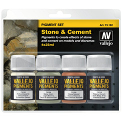 Pigment Set Stone & Cement - 4 kleuren - 35ml - 73192