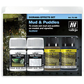 Vallejo Diorama Effects Set Mud & Puddles - 35ml - 71389