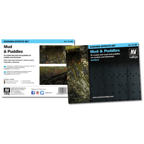 Vallejo Diorama Set Effects & Mud Puddles - 35ml - 71389