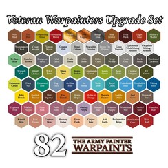 Veteran Warpainters Upgrade Set - 82 colors - 17ml - WP8907