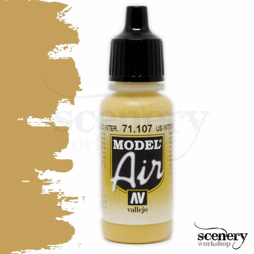 Vallejo Model Air US Interior Yellow - 17ml - 71107
