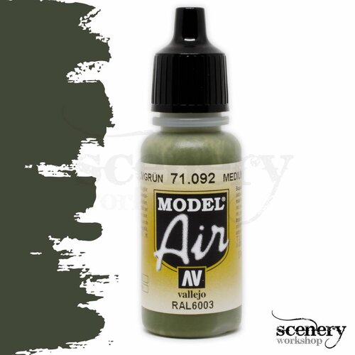 Vallejo Model Air Medium Olive - 17ml - 71092