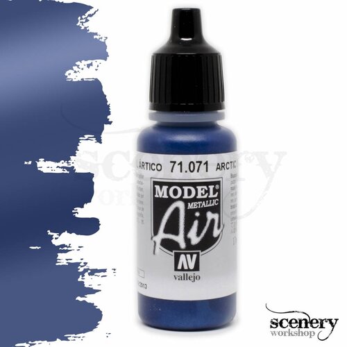 Vallejo Model Air Metallic Artic Blue - 17ml - 71071