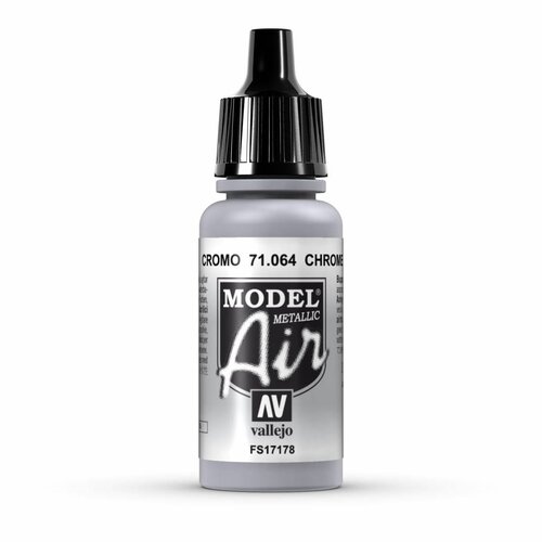 Vallejo Model Air Metallic Chrome - 17ml - 71064