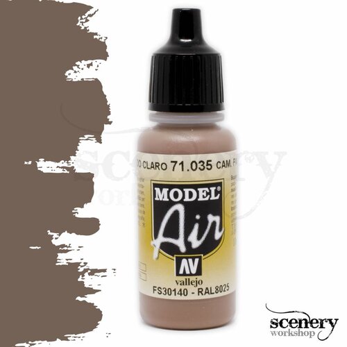 Vallejo Model Air Cam Pale Brown - 17ml - 71035