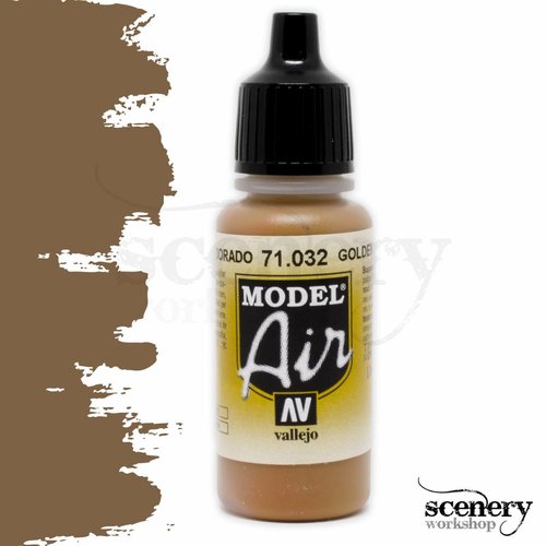 Vallejo Model Air Golden Brown - 17ml - 71032