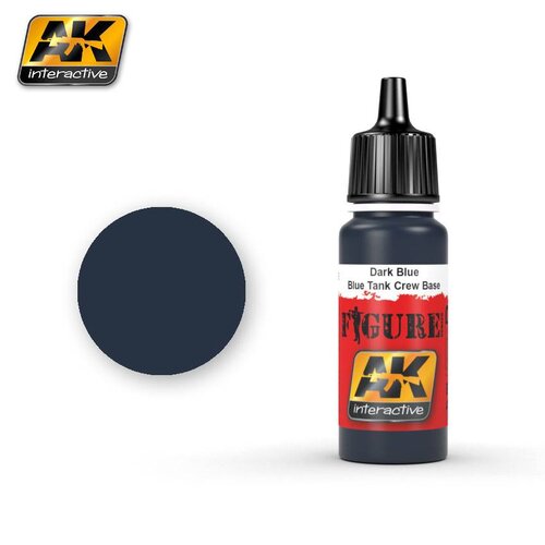 AK interactive Figure Series Dark Blue - Blue Tank Crew Base  - 17ml - AK3125