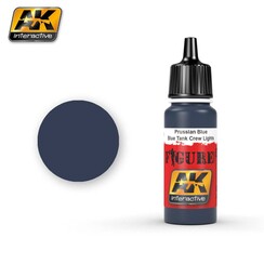 Figure Series Prussian Blue - Blue Tank Crew Lights  - 17ml - AK3124