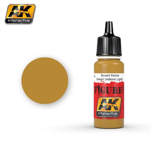 AK interactive Figure Series Desert Yellow - Desert Uniform Lights  - 17ml - AK3112