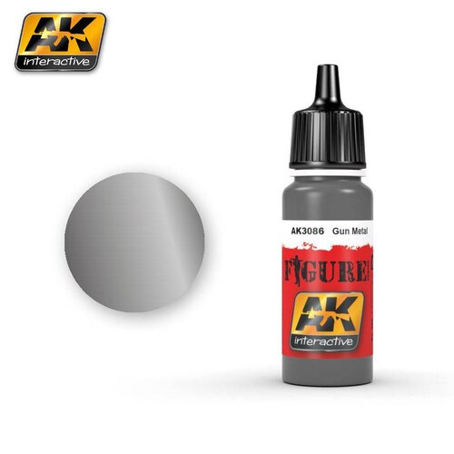 AK interactive Figure Series Gun Metal - 17ml - AK3086