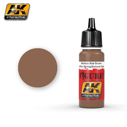 AK interactive Figure Series Medium Red Brown Waffen Spring - Summer Base - 17ml - AK3061