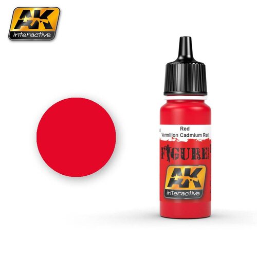 AK interactive Figure Series Red - Vermilion Cadmium Red - 17ml - AK3048