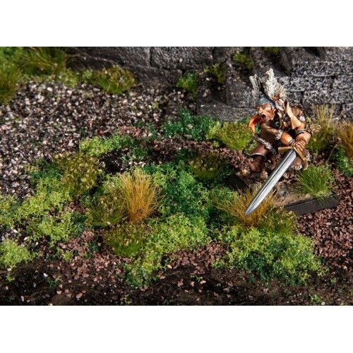 Ziterdes Basing & Battleground Structure Flock Dark Green Medium 5 mm - 10g - 12106