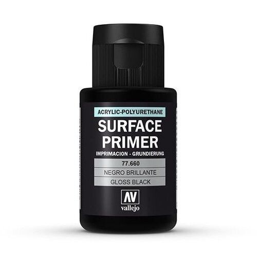 Vallejo Gloss Black Primer - 32ml - 77660