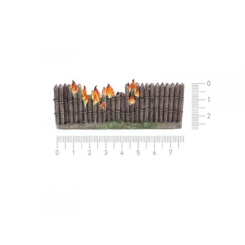 Tabletop-Art Wooden stockade destroyed 28mm - TTA800016