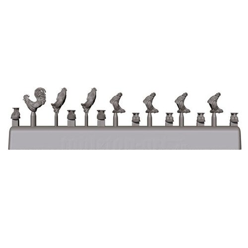 Tabletop-Art Chickens and rooster Set 1 - TTA601071