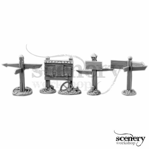 Mini Monsters Sign Posts - MM-42