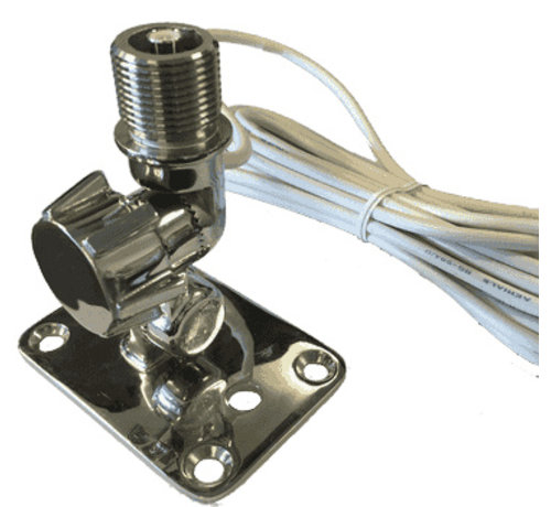 Navico 1815 VHF antenna mount, stainless steel, quickfit with 5 m cable