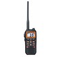 HX210E floating handheld marine VHF radio with ATIS, IPX7, 6 W transmit power and 1850 mAh Li-ion battery