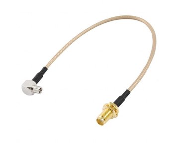 Verloopkabel TS9-Male naar SMA-F