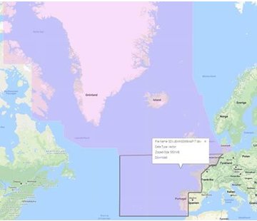 FURUNO Maxsea MM3D kaart voor Furuno (Megawide)
