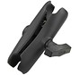 RAM-201U dubbele socket-arm for 1,5 "-ballen