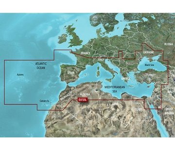 Garmin EU723L Zuid Europa, Atlantic, Middellandse Zee en Zwarte Zee