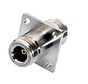 N-connector met flens Female-Female