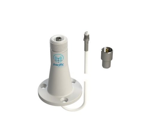 Pacific Aerials SeaMaster - P6168 VHF+AIS dek steun met 5 meter kabel