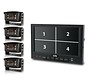 7" QUAD camera systeem met 4 camera’s