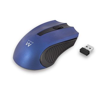 Ewent Draadloze muis, blauw, 1000 dpi