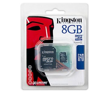 Kingston 8GB MicroSD flashgeheugen
