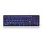 Multimedia Tastatur mit BackLight