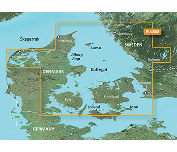 Garmin VEU458S BlueChart g3 Vision Gothenburg tot Fyn