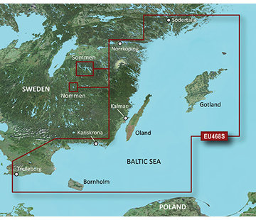 Garmin VEU468S Södertälje-Trelleborg BlueChart g3 Vision kaart