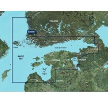 Golf van Finland en Riga BlueChart g3 kaart