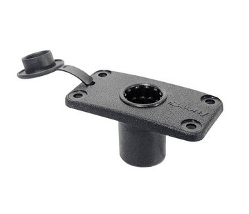 Scotty Flush Deck Mount met regen kap
