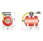 HF2419 hydrophoor met 19 liter tank