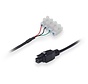 Power cable with 4-way screw