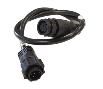 Navico 9-pins zwarte XDCR naar 7-pins blauwe adapter