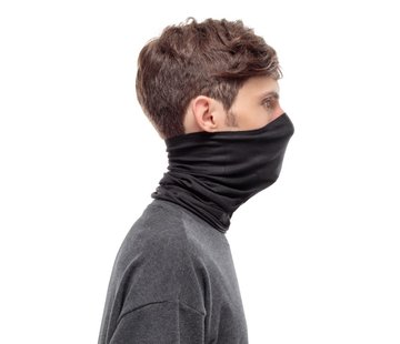 Buff Filter Tube Solid Black - Mondmasker