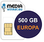 Prepaid 500 GB EU 4G/5G Daten-SIM 1 Jahr gültig