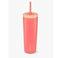 Go Series Tumbler 500ml Wasserflasche mit Filter - Aprikose