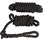 Fender line black 10 mm 3-strand 1.5 m with eye, set of 2