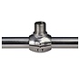 SCRA-01 / RA-01 RVS railbevestiging voor GPS- of VHF-antenne op 25 mm railing