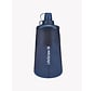 Peak Series Collapsible Squeeze water filter bottle 650 ml Mountain Blue