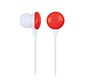 Stereo oortelefoon in-ears "Rode Smarties"