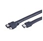 1 meter eSATAp naar eSATA/Mini USB Y-kabel